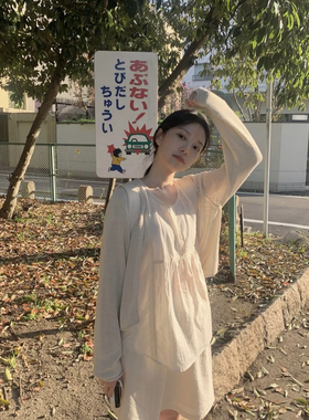 PREON工厂自制夏季新款森系蕾丝宽松圆领衬衫轻薄开衫snugnook风