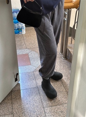 现货PREON工厂自制秋冬新款百搭休闲抽绳束脚运动休闲裤ribbonbit