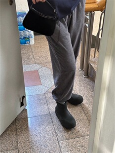 现货PREON工厂自制秋冬新款百搭休闲抽绳束脚运动休闲裤ribbonbit