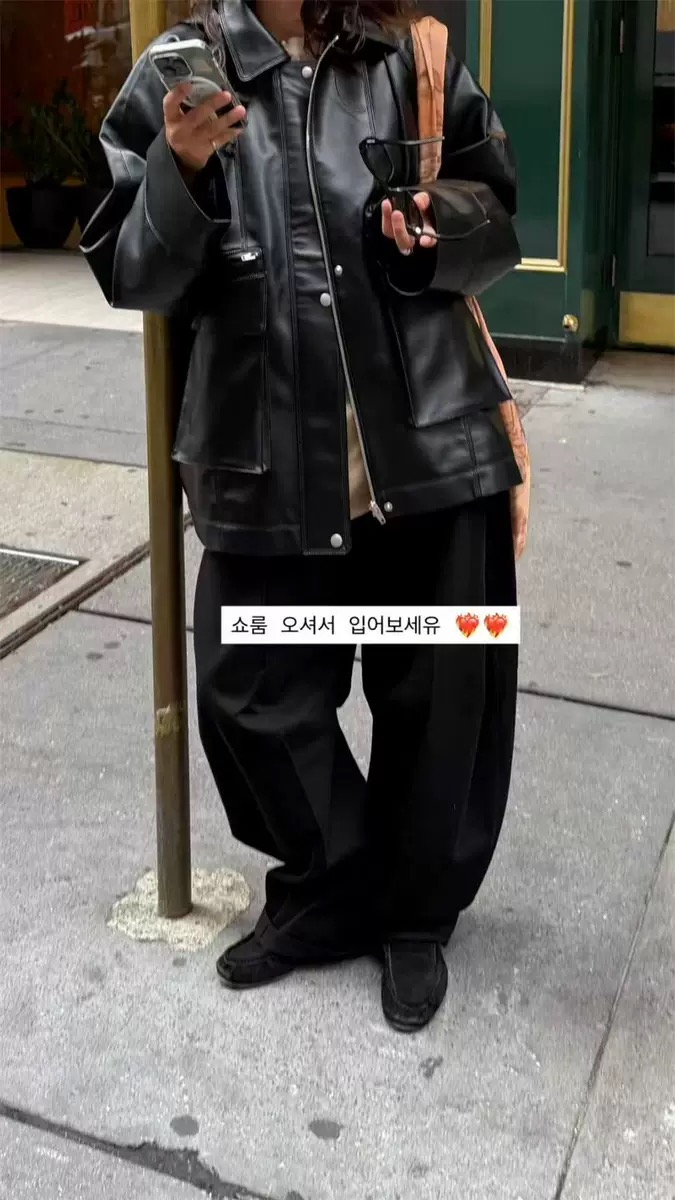 一周PREON工厂自制秋冬新款时髦百搭黑色连帽可脱卸皮衣外套ethos