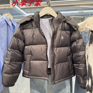 47D501G国内CK Jeans女士25秋冬新款羽绒服