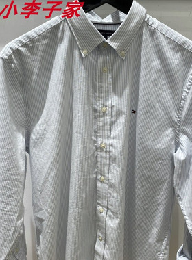 MW41314国内Tommy25秋冬男士拼色宽松长袖衬衫外套