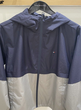 MW39278国内Tommy25秋冬新款男士夹克拼色连帽外套