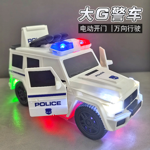 儿童玩具警车万向电动汽车宝宝0 1一2岁3男5女孩益智耐摔生日礼物