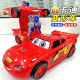 电动变形卡通汽车玩具机器人1 4半男孩子益智力小汽车礼物 3周岁2