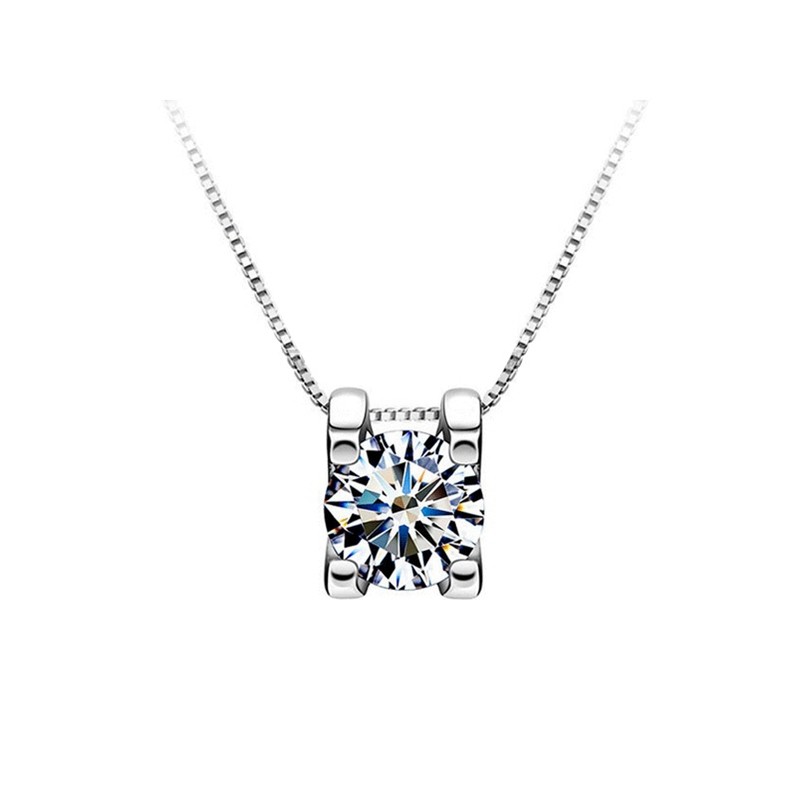 克拉莫桑石牛头款银吊坠