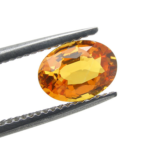 贵菲尔珠宝 天然蓝宝石裸石7.8*5.7mm