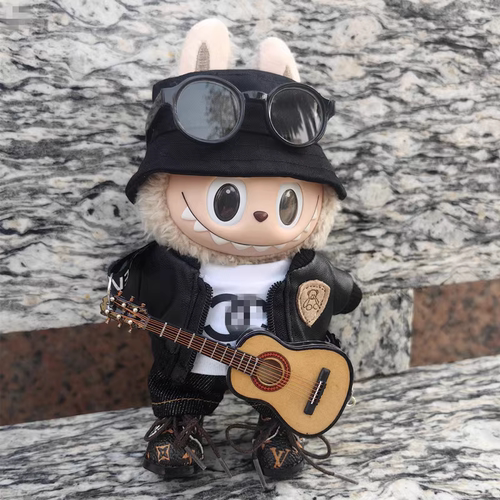 10/15/20cm搪胶公仔衣服机车