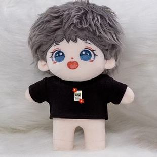 10cm娃衣刘宇宁同款 20厘米拉布布公仔衣服 t恤棉花娃娃衣服应援15