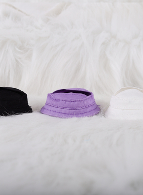 labubu拉布布第四代4代开洞渔夫帽短袖可爱迷你多色可加LOGO替换