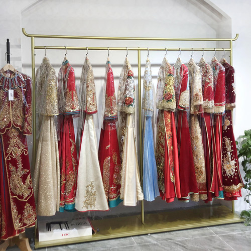 礼服馆秀禾婚纱展示架古装戏服架