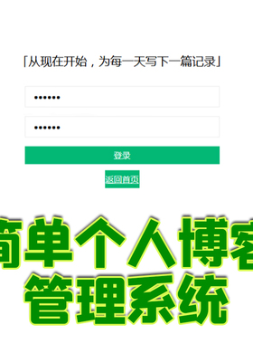 Spring+Spring MVC+Mybatis简单个人博客系统java门户网站CMS web