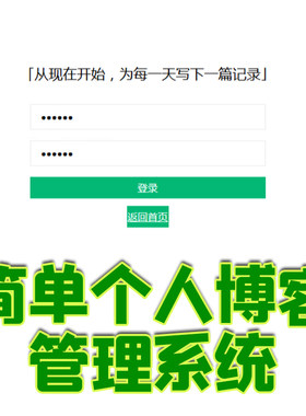 Spring+Spring MVC+Mybatis简单个人博客系统java门户网站CMS web