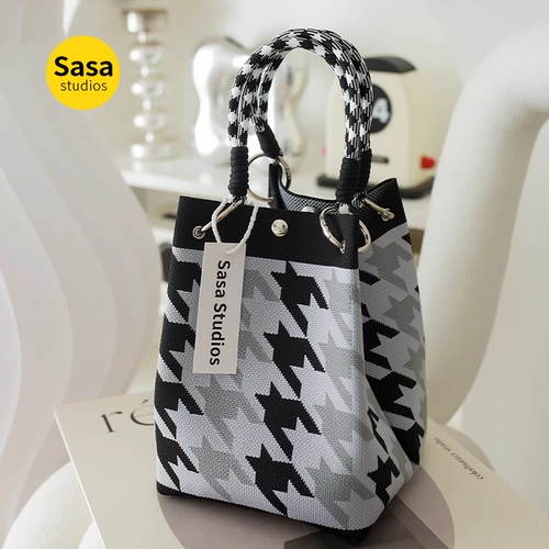 Классическая ретро трикотажная портативная сумка, универсальный кошелек