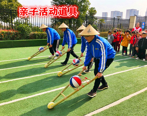 木制玩具幼儿园儿童玩具户外玩具游戏推车木推车手推车独轮车包邮