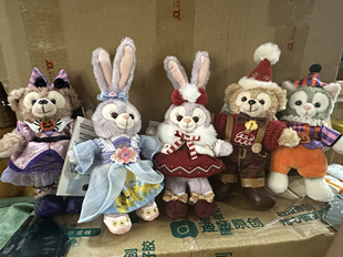 上海迪士尼圣诞星黛露钥匙扣万圣节雪莉玫钥匙圈托尼挂件特卖会