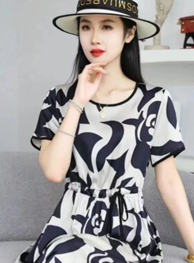 香云纱真丝高贵连衣裙减龄显瘦
