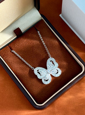 赵今麦同款蝴蝶耳环项链戒指系列