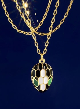 新品上架蛇头项链耳钉滴釉工艺