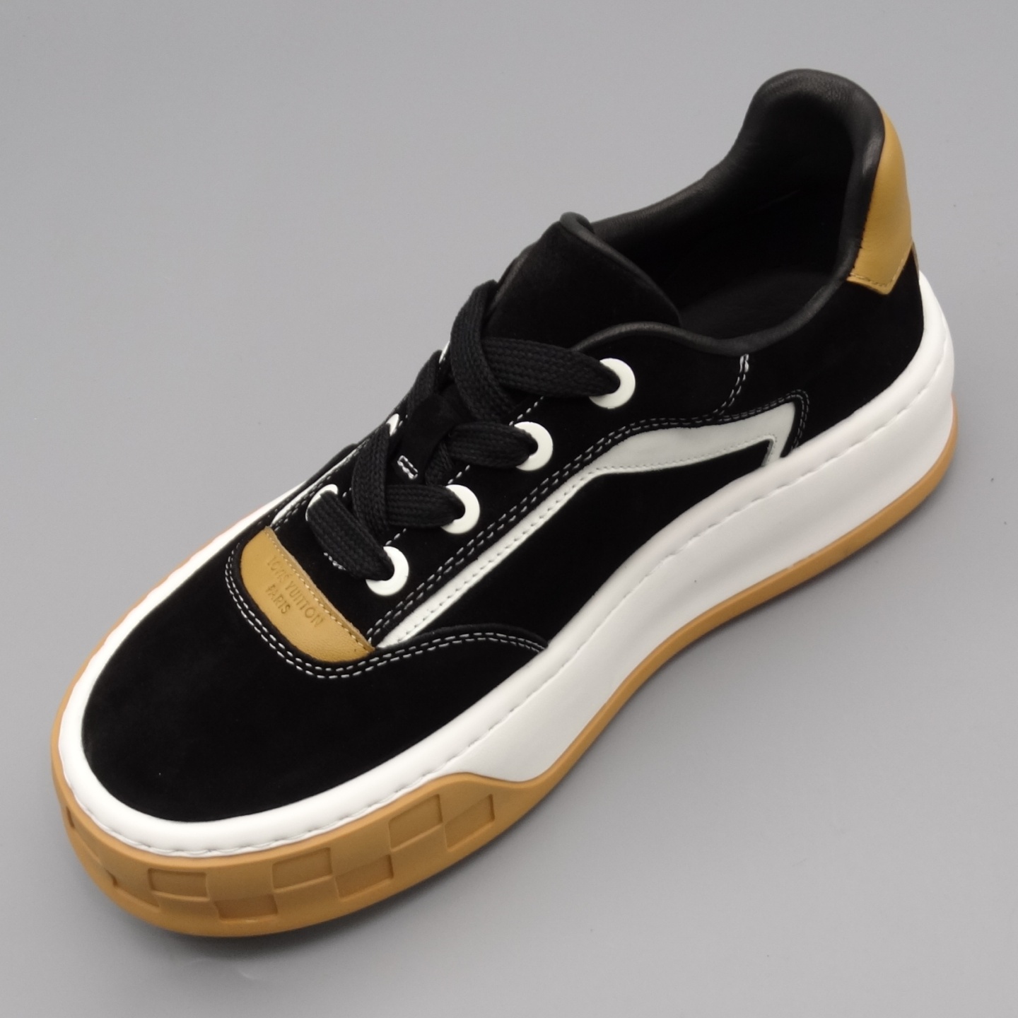 欧洲站25真皮拼色休闲板鞋男鞋舒适百搭潮流磨砂鞋复古系带低帮鞋