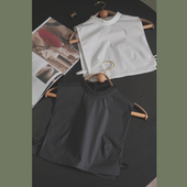 2024秋冬假领子入门内搭毛衣连衣裙显瘦白色素乖黑色高级防扎脖子