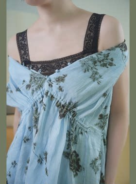 女人味～黑色防走光吊带