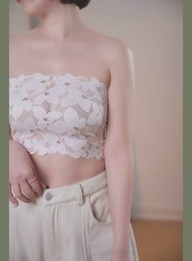 高定玉兰～蕾丝艺术抹胸