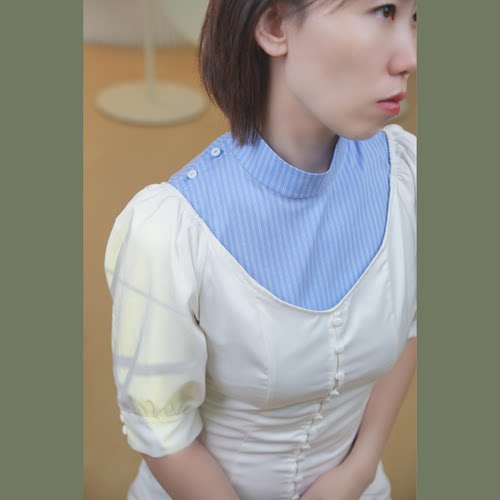 明星同款～周也假领子