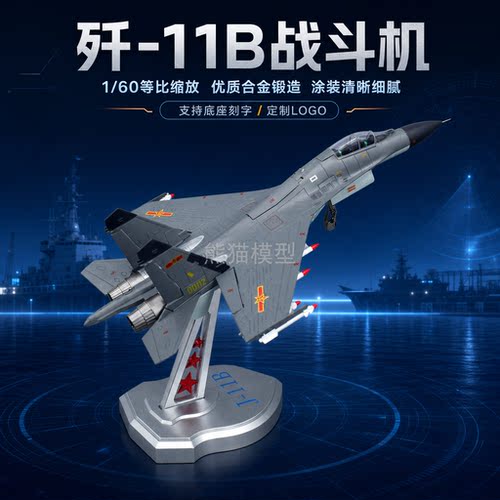 中国歼11B战斗机个性化激光刻字