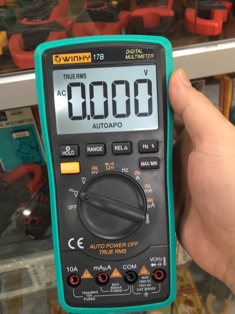 汉研17B自动量程万用表F17B+同功能款万用表 背光/温度/电容/频率