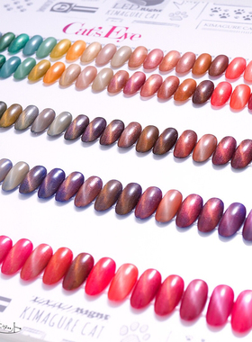 （特价包邮）现货日本pregel 淘气猫  猫眼胶磁铁胶 晕染胶实色胶