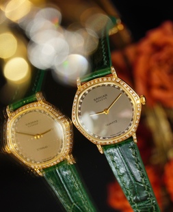 贵金属18k金Vintage中古表小众复古高级女表豪