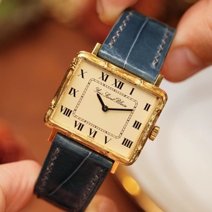 贵金属18k金Vintage中古表小众复古高级女表意大利