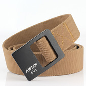 新款 皮带休闲腰带户外登山休闲潮 AWMN601弹力编织腰带百搭牛仔裤