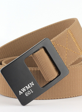 新款AWMN601弹力编织腰带百搭牛仔裤皮带休闲腰带户外登山休闲潮