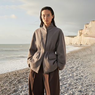 COMMON VALUE「 禀 ⊙」95白鸭绒中式禅意领羽绒服收腰保暖厚外套