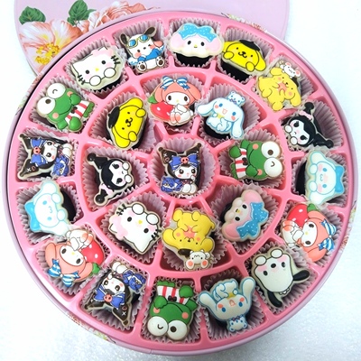 新年礼物三丽鸥手工巧克力礼盒装女孩生日礼物送孩子高颜值糖果