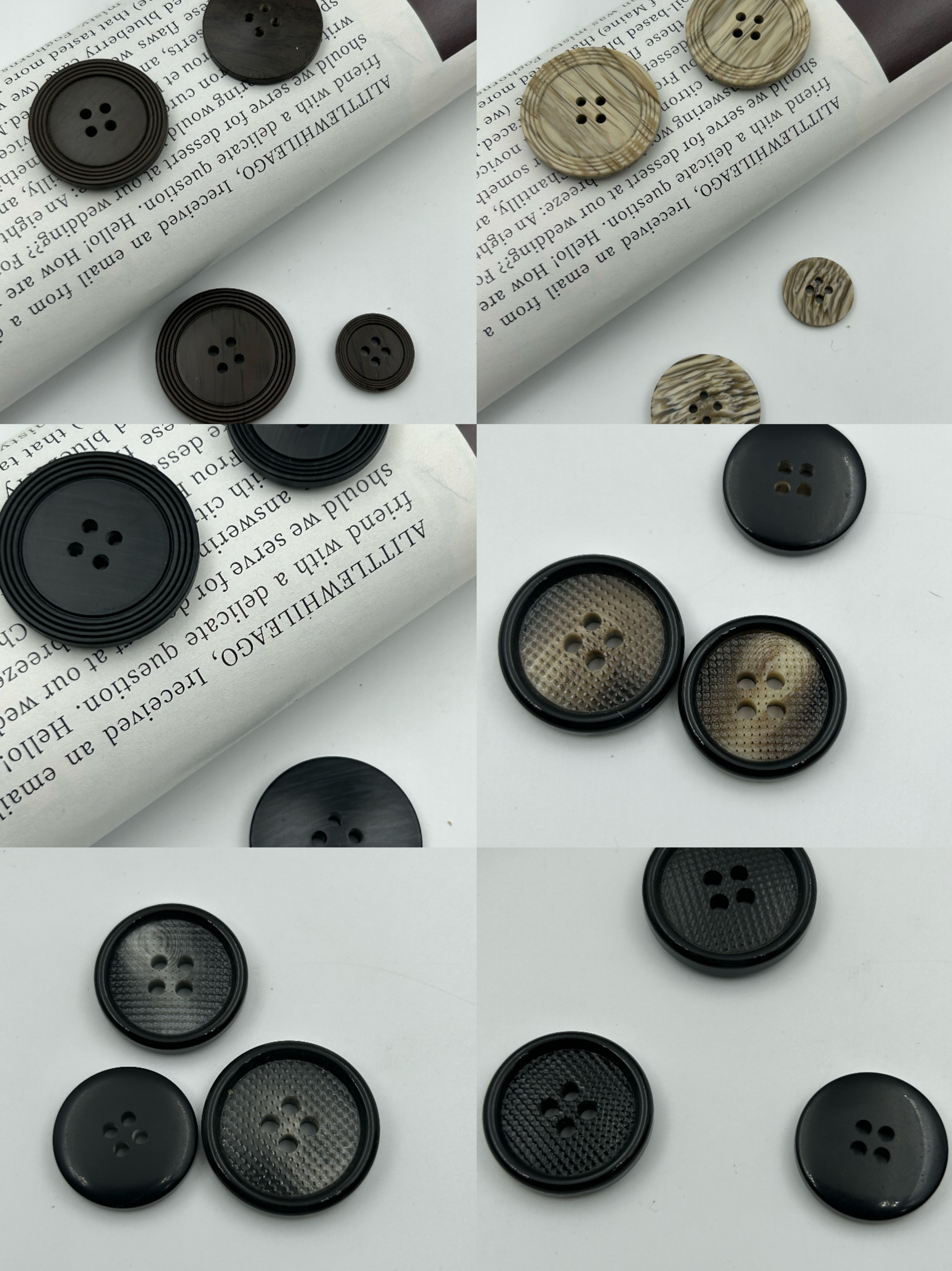 新款树脂大衣扣子外套扣子