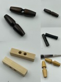 新款 木制牛角扣子大衣外套扣子
