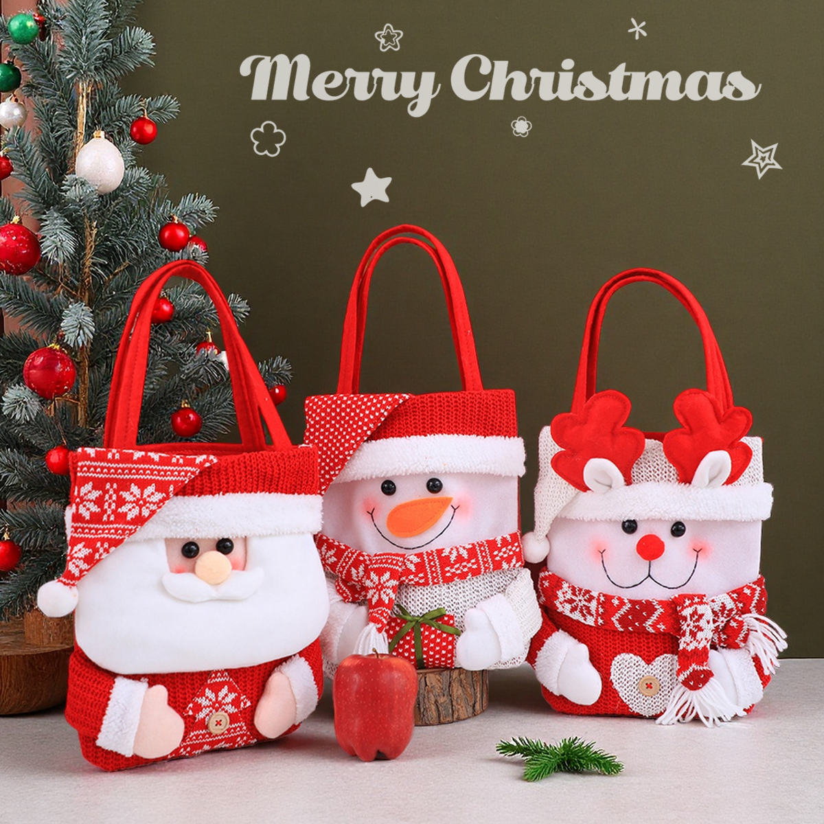 圣诞节礼物手提袋糖果袋儿童袋