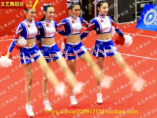 专业定制啦啦操比赛服装健美操大众操学生啦啦操演出服啦啦队服装