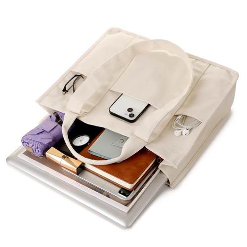 帆布文件包大容量定制logo