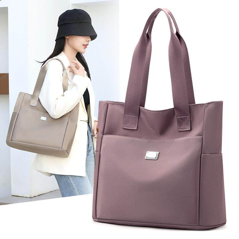 松弛感大容量包包女2025初春新款百搭通勤女士单肩包托特包,箱包皮具/热销女包/男包,托特包,淘宝优惠券,粉丝福利购,淘宝优惠卷