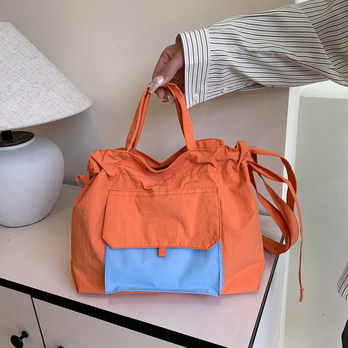 尼龙布托特包大容量单肩包斜挎包