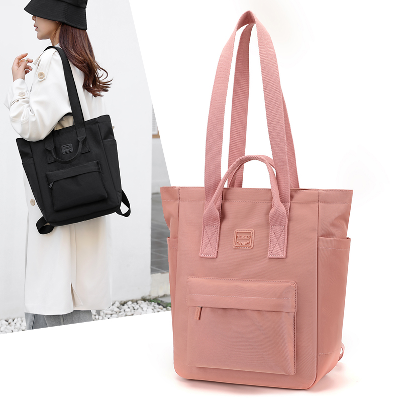 女单肩包多用百搭双肩包学生补课包通勤旅行百搭托特包手提自习包