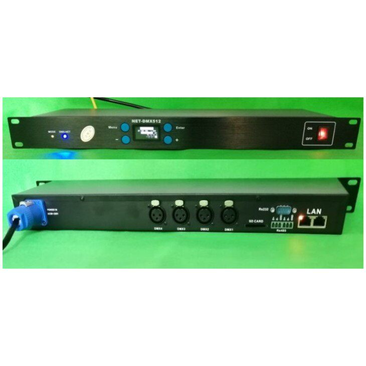Art-Net网络扩展光束灯激光灯DMX512转网络口控台全彩帕灯蝴蝶灯