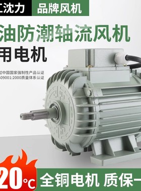 耐高温120度轴流风机专用电机防油防潮220v排风气扇排烟马达380v