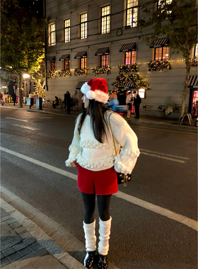 落落狷介 裤子2025新款今年流行爆款毛呢短裤小个子直筒裤羊毛裤