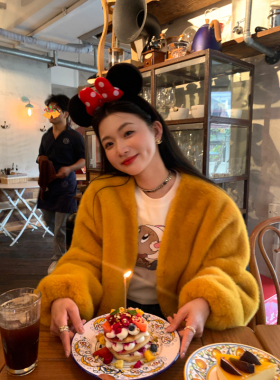 落落狷介皮草外套女2025新款爆款洋气小个子黄色环保毛毛外套保暖