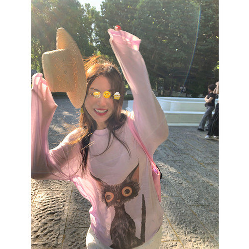 落落狷介宽松冰丝防晒衣女